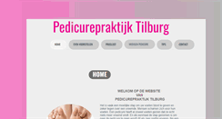 Desktop Screenshot of pedicurepraktijktilburg.nl